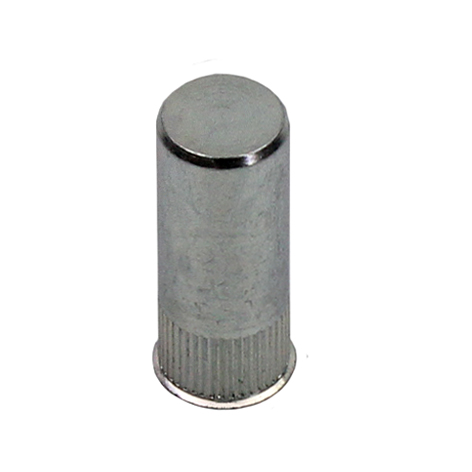 Riveting nuts M 6 St 0,5-3,0 closed with grooved,reduced head 90° 